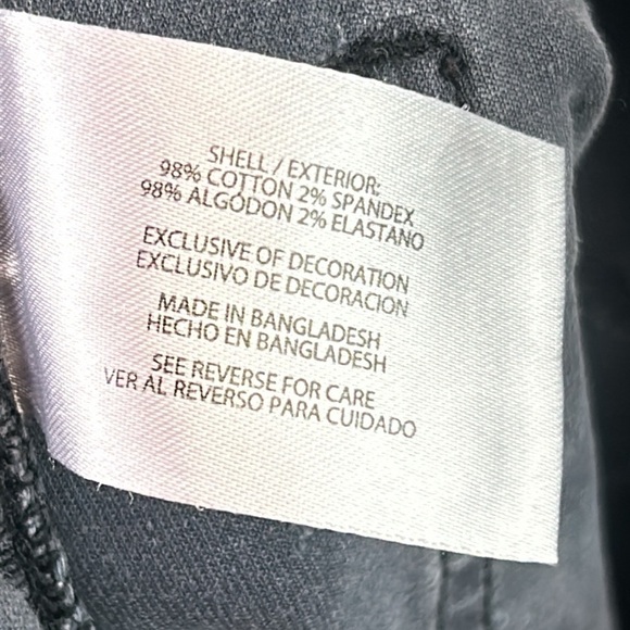 Woolrich Men’s Straight Leg Charcoal Gray Utility Denim  Jeans 34”W x 30”L - Picture 9 of 11